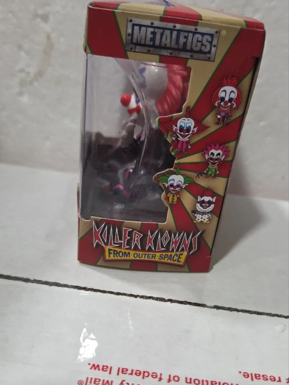 Ada MetalFigs Rudy Killer Klowns Die-Cast Figure - Red/White/Blue